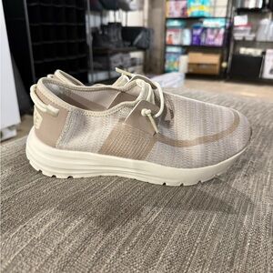 Women’s Hey Dude Casual Beige Sneakers